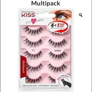 Kiss EVEREZ lashes 4+1 FREE - multipack